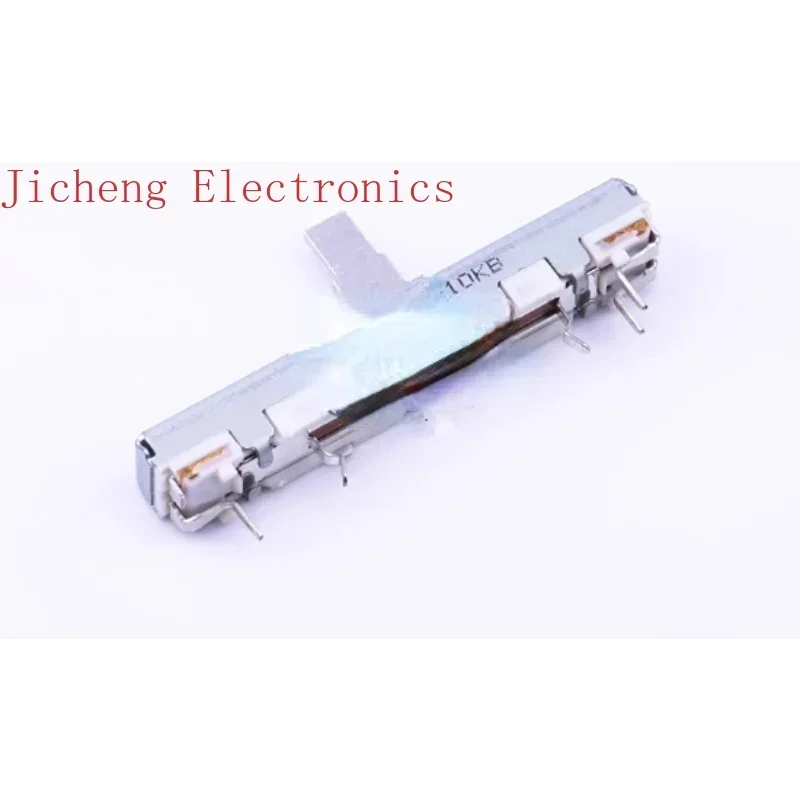 10PCS Imported Japanese 45MM Mixer Pusher Mono B10K 3-pin Straight Sliding Potentiometer