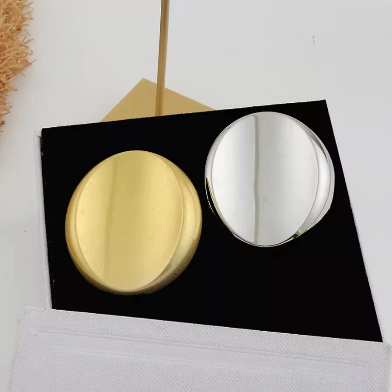 Modern Jewelry European and American Design Metal Geometric Earrings For Women 2024 Trend New Hiphop Cool Style Ear Accessories