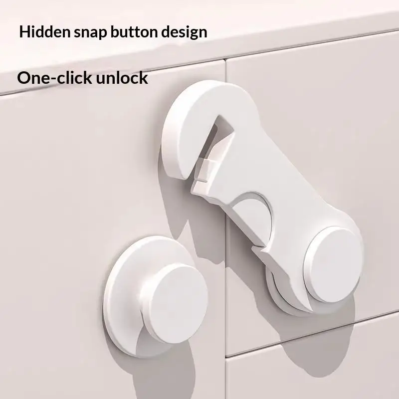 1Set Baby Safety Locks Cabinet Locks Room Locks Drawer Locks Anti-Pinch Folio Locks Safety Protection Products