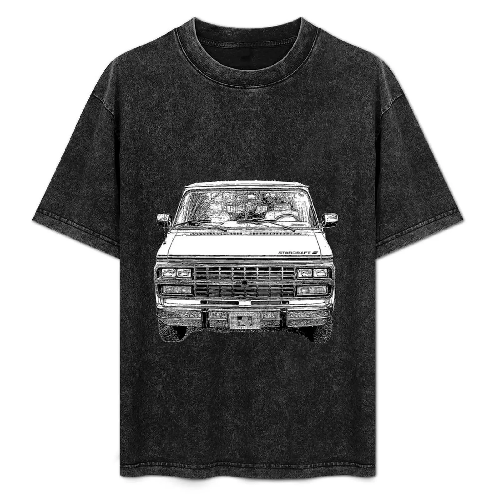 Chevy Van Front T-Shirt Funny t-shirt topping quick drying mens graphic t-shirts hip hop