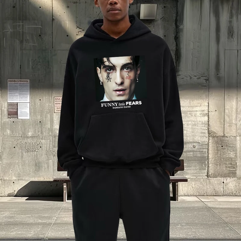 

Damiano David Funny Little Fears hoodie men women High Quality top Long sleeve streetwear print Graphics oversized hoodie unisex
