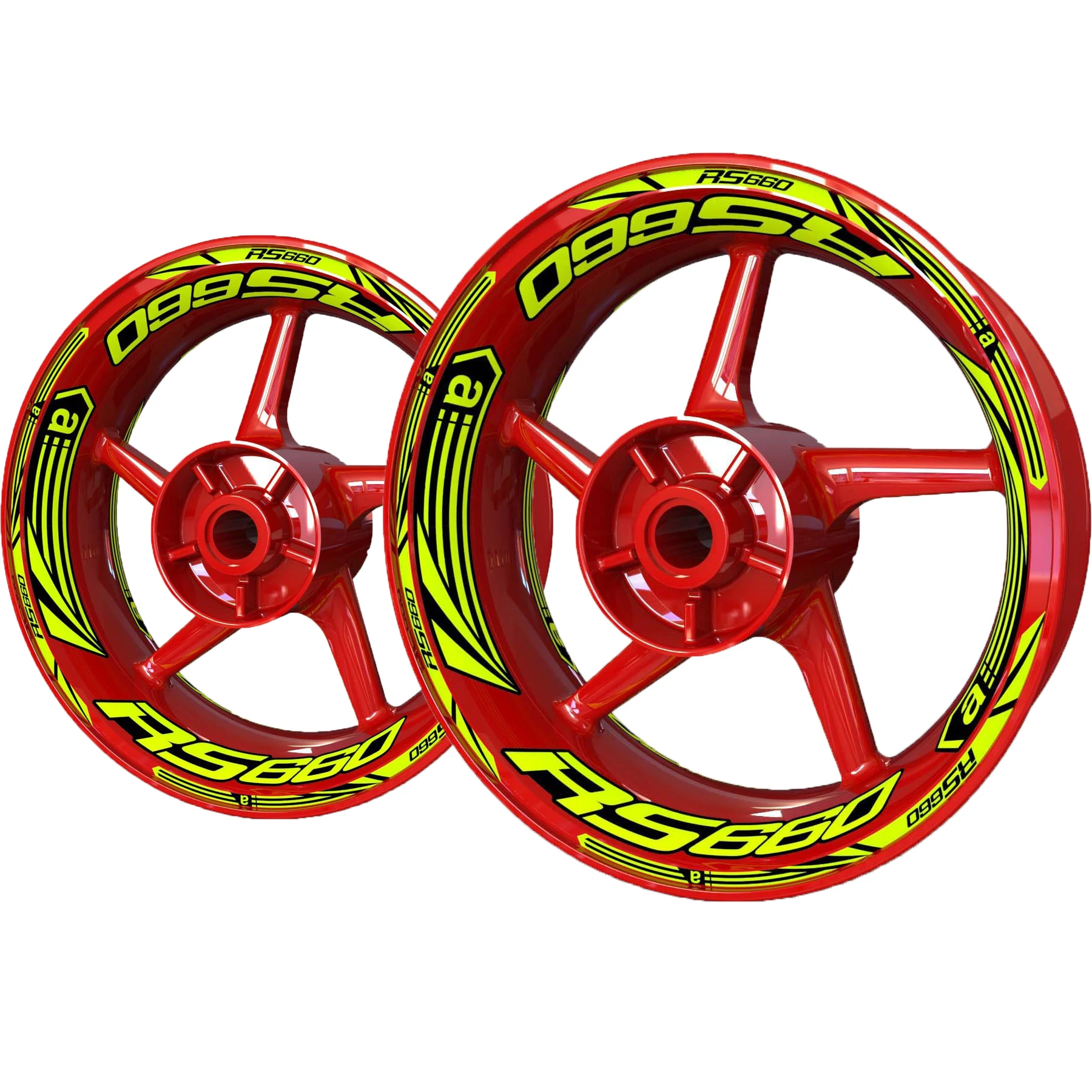 For Rs660 Wheel Sticker Rs 660 Decal Logo Kit Rim Tyre Set