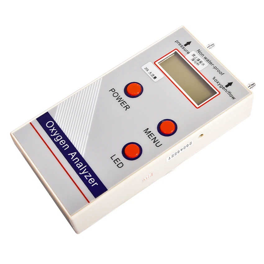 Imagem -04 - Analisador de Oxigênio Portátil Profissional Detector de Medidor de Concentração de Oxigênio o2 Medidor de Detecção de Pressão de Fluxo Detector de Gás