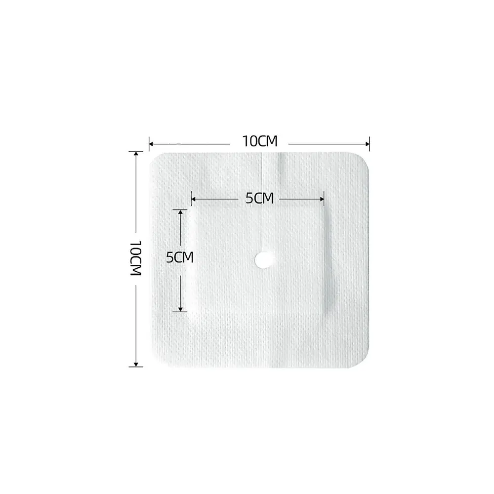 Catheter Stabilization Device Medical Drainage Tube Sterile Wound Dressing  Patch with Hole Adhesive Catheter Tube Holder