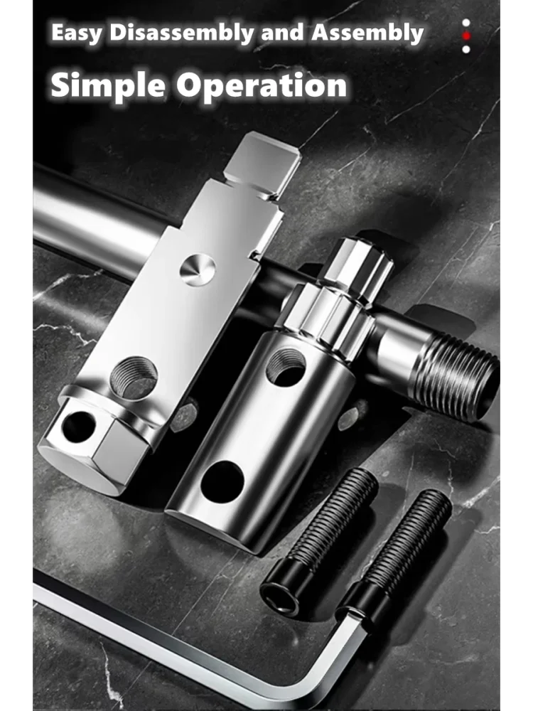 Universal Faucet Angle Valves Damage Screw Extractor Broken Wire Slide Tooth Removal Tool Water-Pipe Valve Repair for 4/6 Points