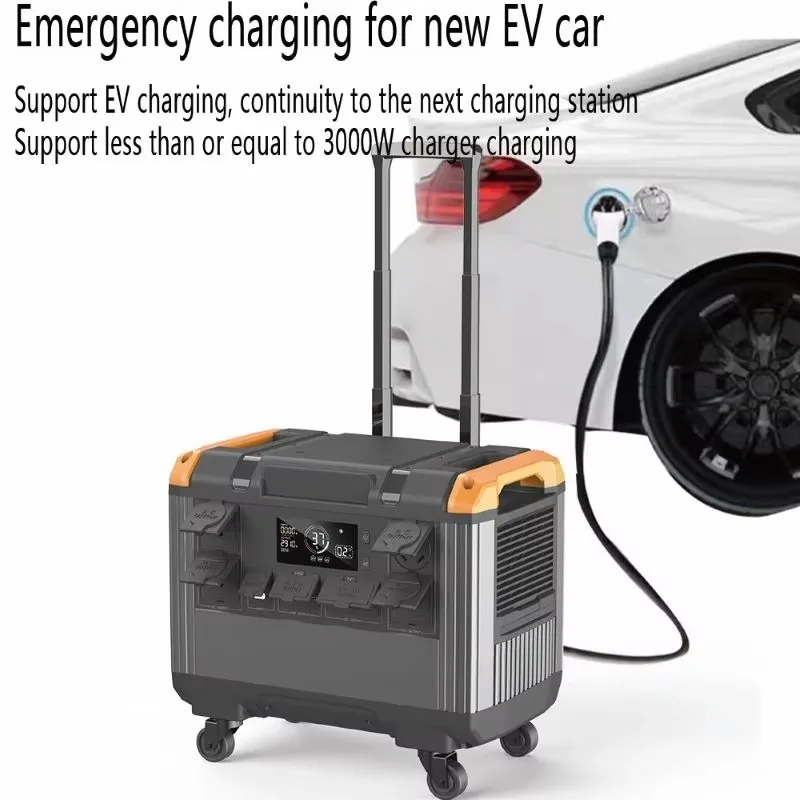 قوة البنك شاحن بالطاقة الشمسية أوروبا 230 فولت مولد الطاقة الشمسية المنزل UPS احتياطية مصدر طاقة محمول 3KW Lifepo4 محطة طاقة البطارية #1