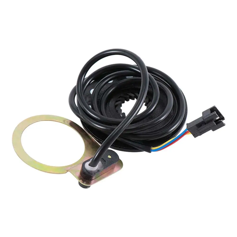 

Black Easy to Install 12 Magnets Electric Bicycle Ebike PAS System Assistant Sensors Pedal Assist Speed Sensor