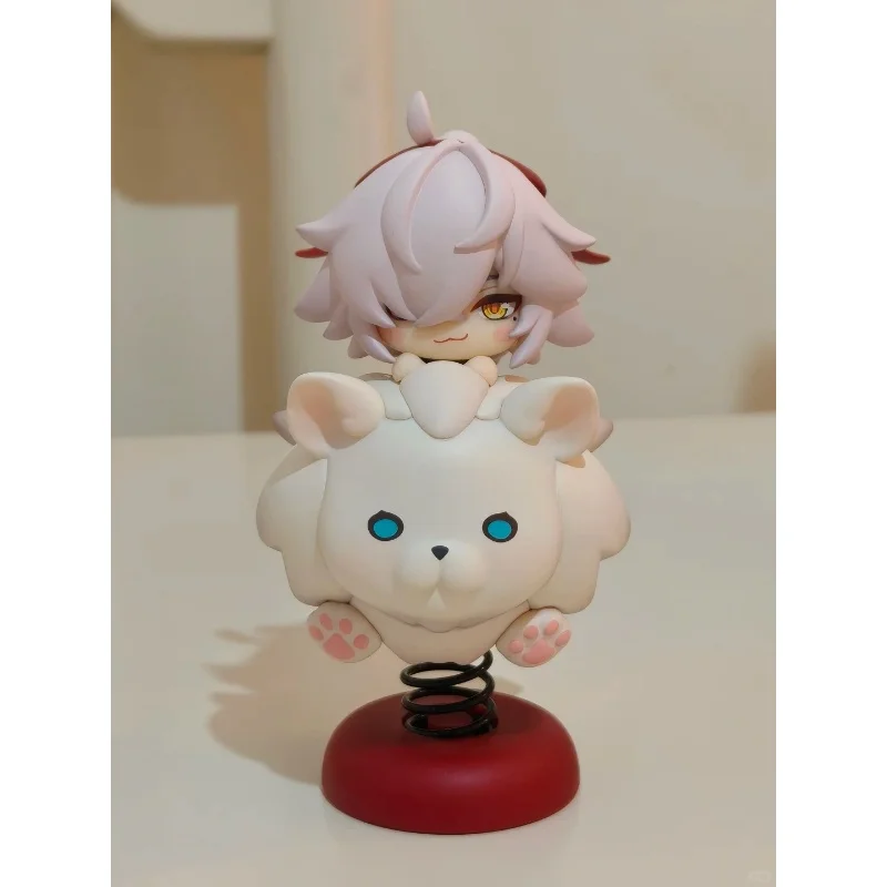 

11cm Genuine APEX MiHoYo Honkai Star Rail Jingyuan Q Version Happy Shake Desktop Ornament Car Interior Decoration Kawaii Gift