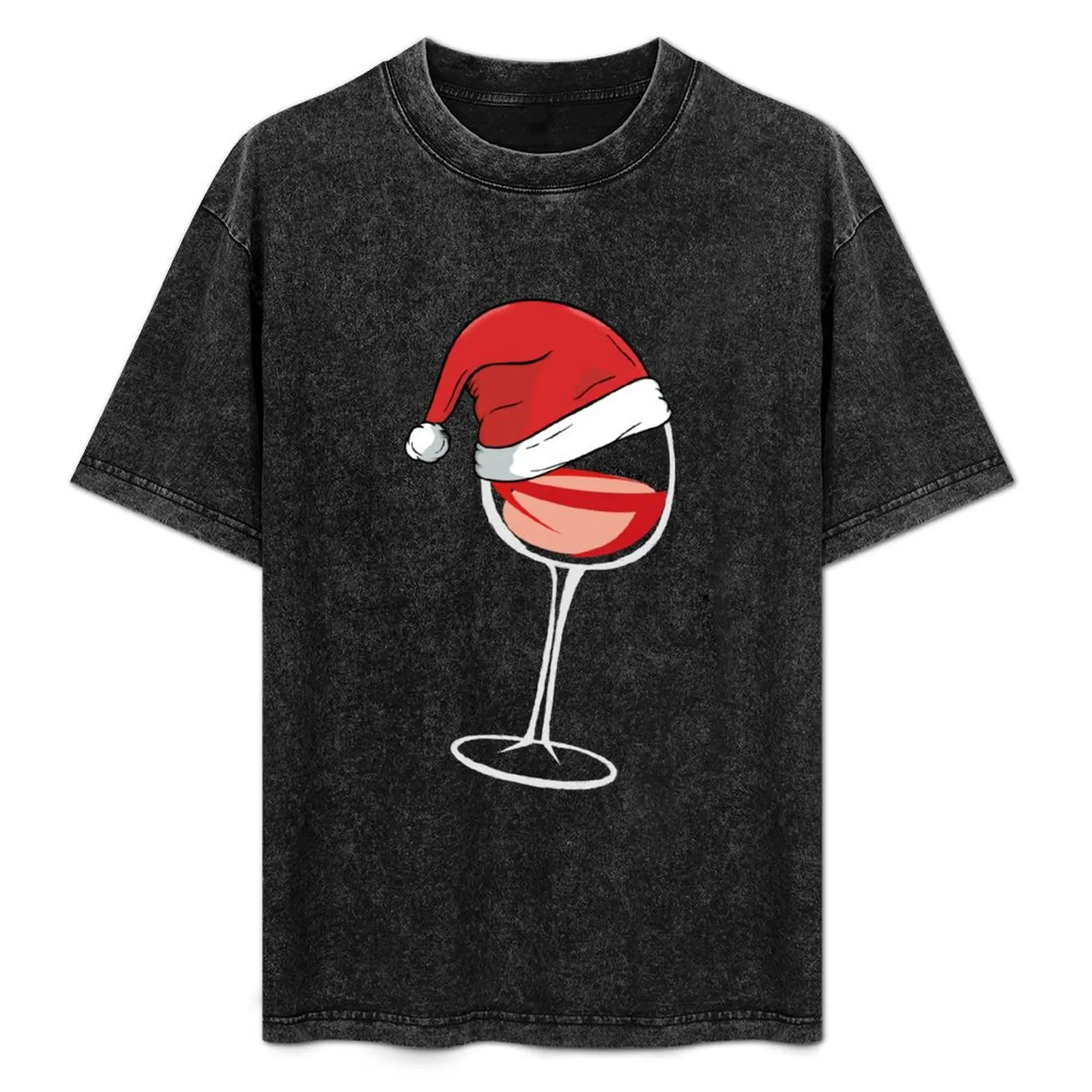 

Christmas Wine T-Shirt Sweat Absorbing Sports Tee Shirt