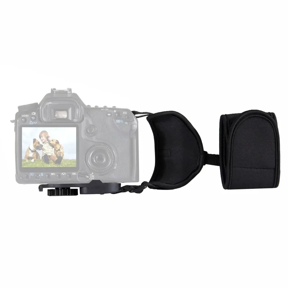 Soft Hand Grip Wrist Strap With Inch Screw Plastic Plate Professional Camera Accessory For SLR/DSLR Camera