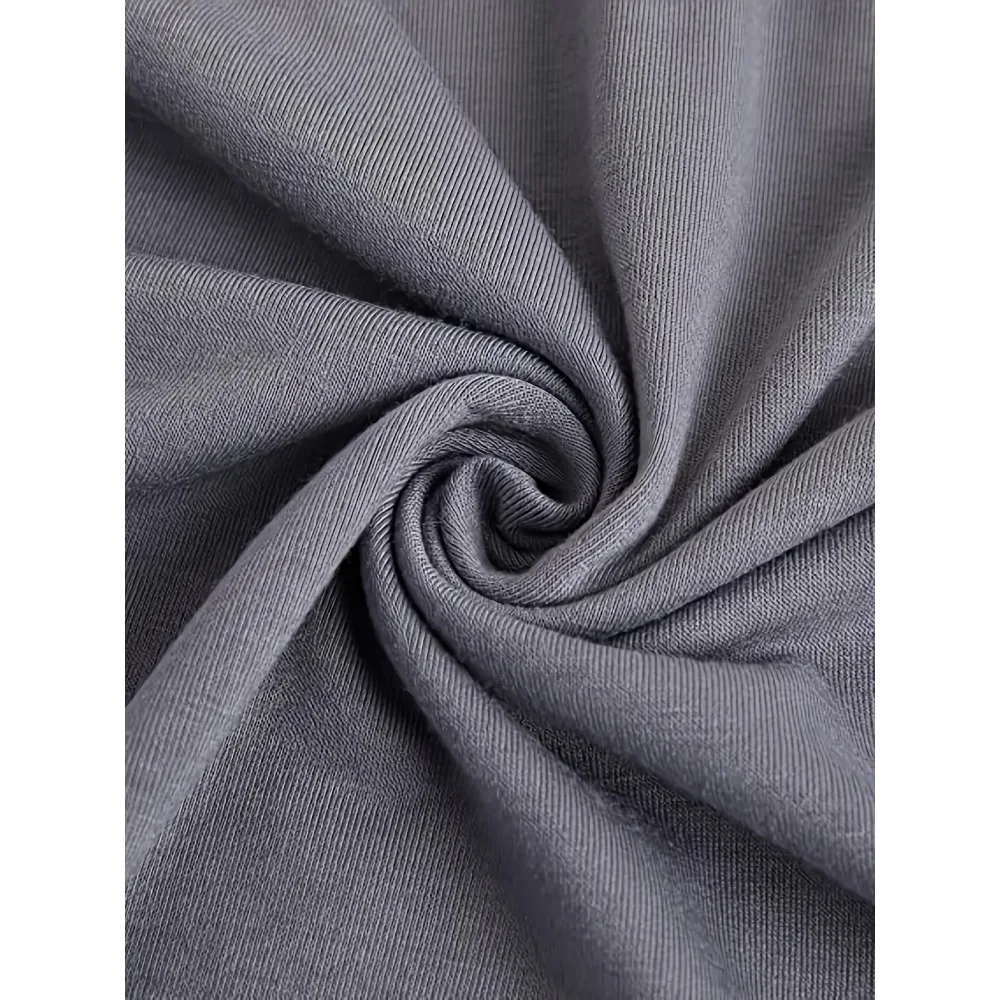 حجم كبير المرأة زر تانك الأعلى عارضة أكمام فضفاضة تانك TopWomen عارضة أكمام ساحة الرقبة سترة #3