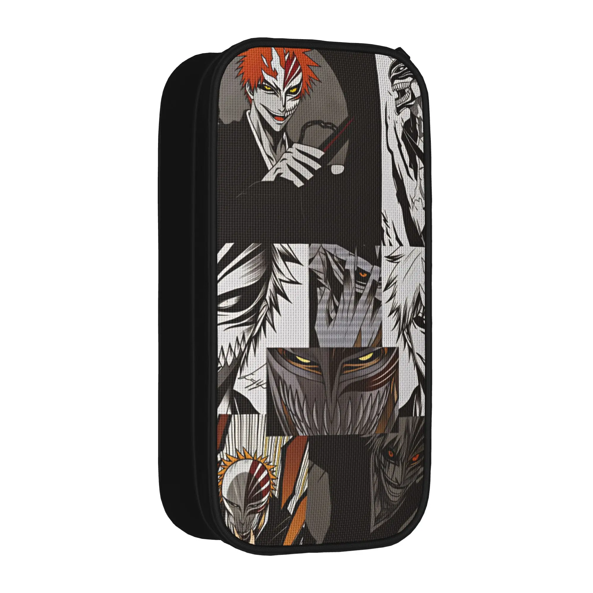 B-Bleachs Characters Pencil Case  Canvas Pencil Box Students Fashion Big School Pencil Cases Stationery