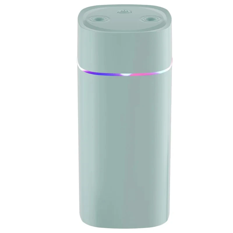 Dual-Nozzle Humidifier (USB) | 600ml/H Super Mist & Ultra Quiet | Moisturizing Device for Home/Car