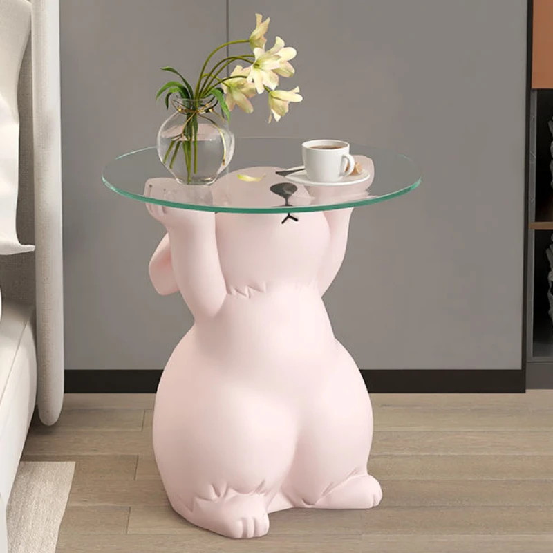 

Large Rabbit Floor Standing Ornament Tray Accessories Living Room Coffee Table TV Cabinet Center New Tisch Home Furniture