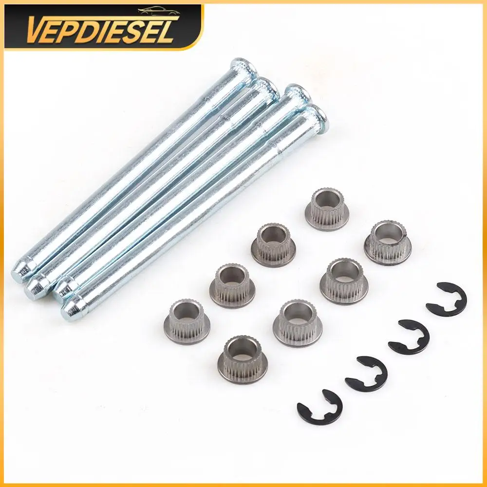 

1set Metal Door Hinge Pins Kit Bushings Set for 88-02 Fullsize Truck SUV Automobile Professional Accessories