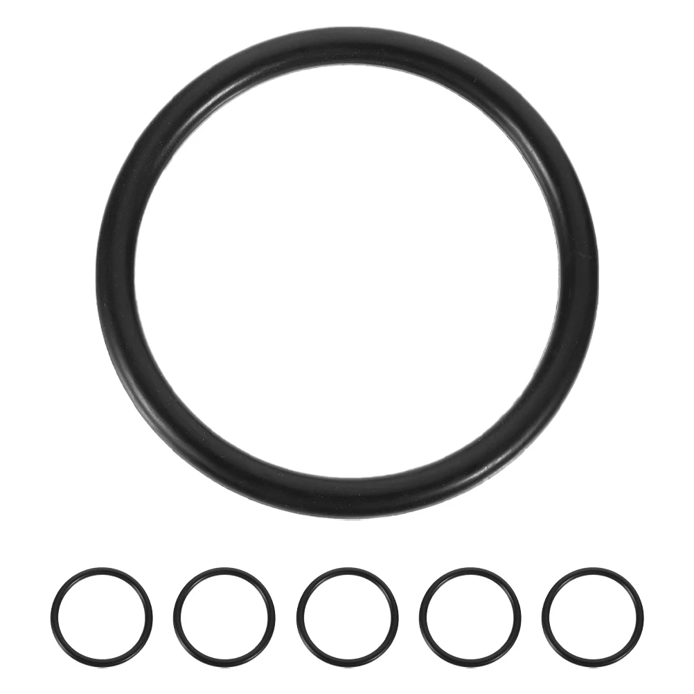 

6pcs Crystal Bowl Washer Rubber Ring Singing Gasket Decor Black Instruments Bowls 91x7mm Durable NonSlip Lightweight