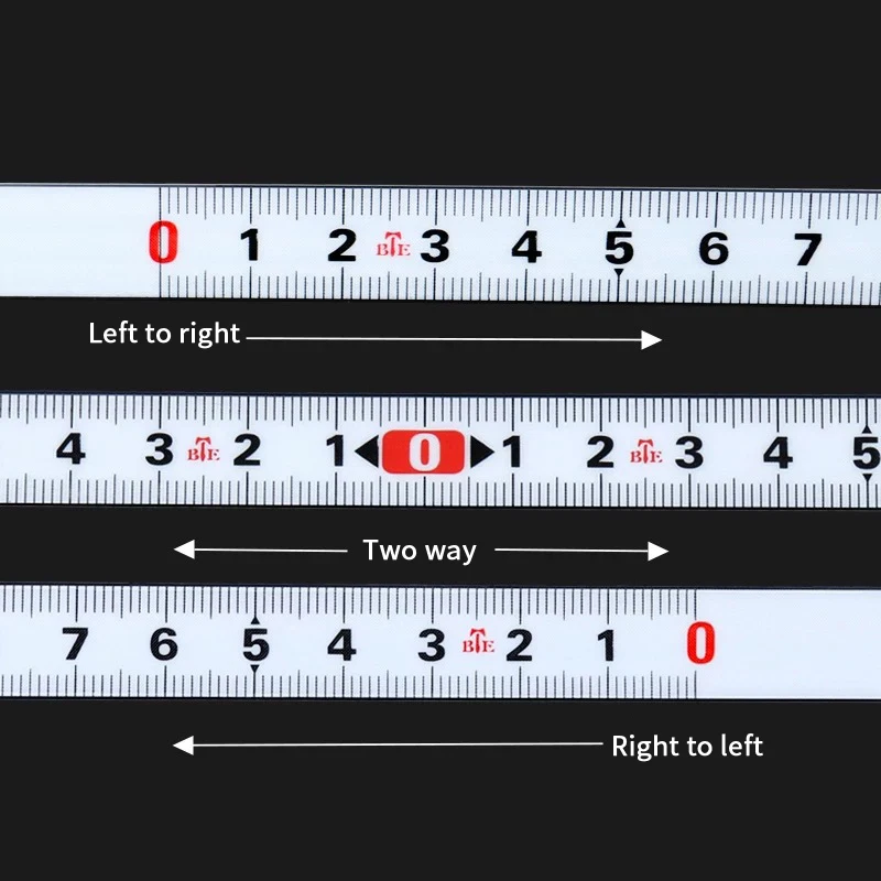 ذاتية اللصق شريط القياس الصلب الشريط حاكم متري مقياس 1 متر/2 متر طول ل T-track راوتر الجدول المنشار أدوات قياس المنزلية