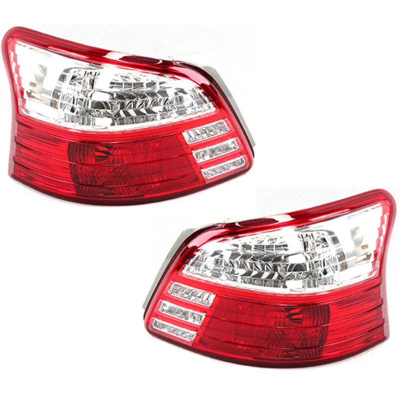 Tail Light Assembly Brake Light Warning Light Anti-collision Light For Toyota Vios 2010 2011 2012 2013 No Bulb Only Lampshade