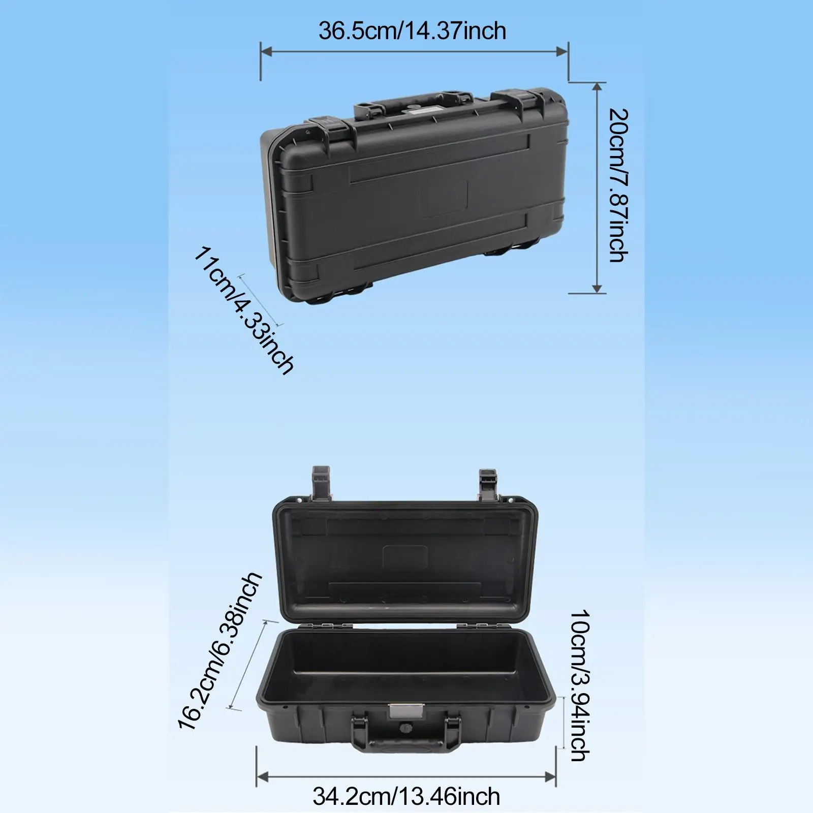 صندوق حمل صلب مقاوم للصدمات ومتعدد الوظائف لملحقات التصوير الفوتوغرافي خفيف الوزن وسهل الحمل ومقاوم للماء #6