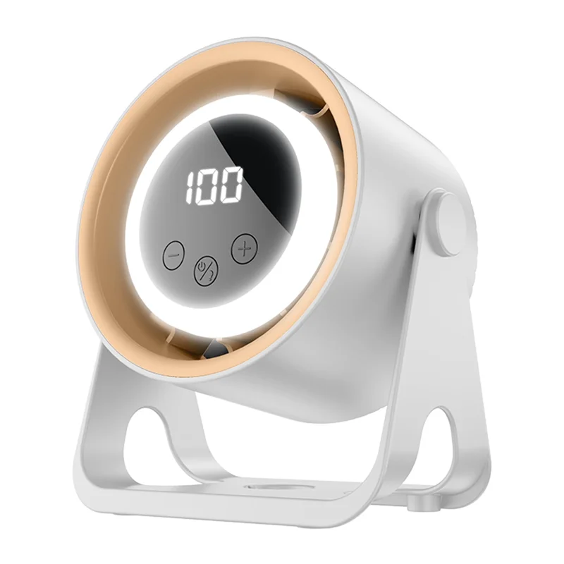 

A56T-Desk Fans Small Quiet 110° Tilt Adjustable Personal Table Fan For Bedroom Home Office White