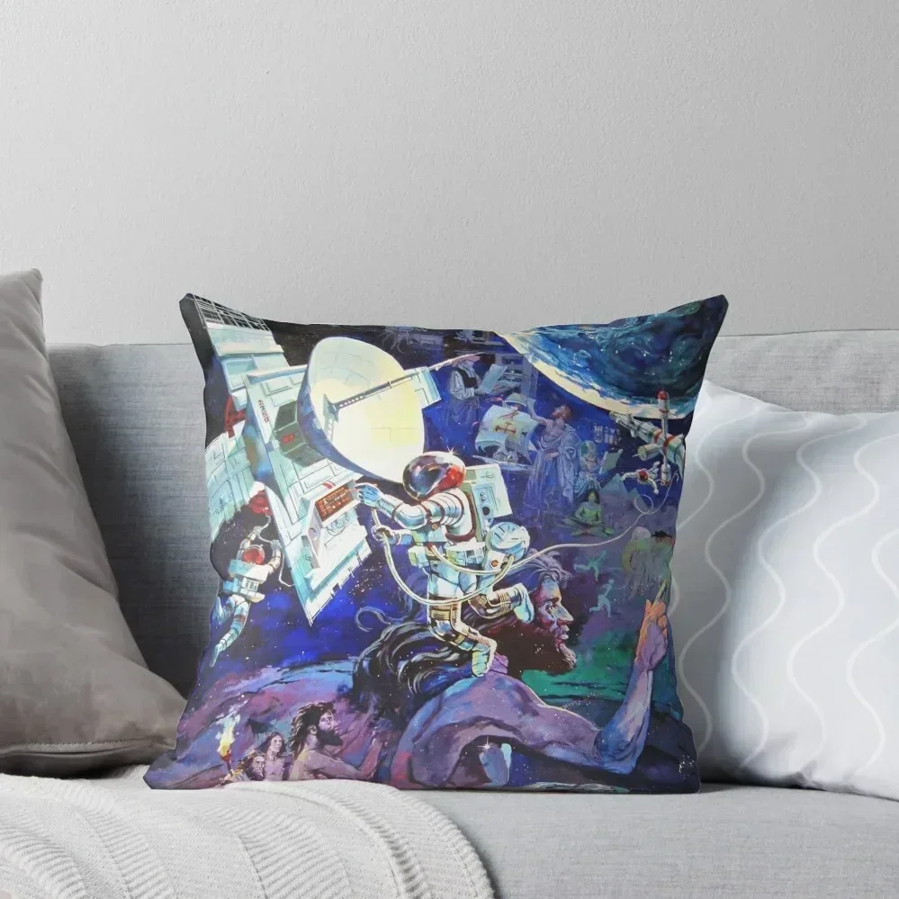 

Spaceship Earth Mural Throw Pillow Anime Pillowcase Cushion Decorative pillow case Cushions Cover pillow