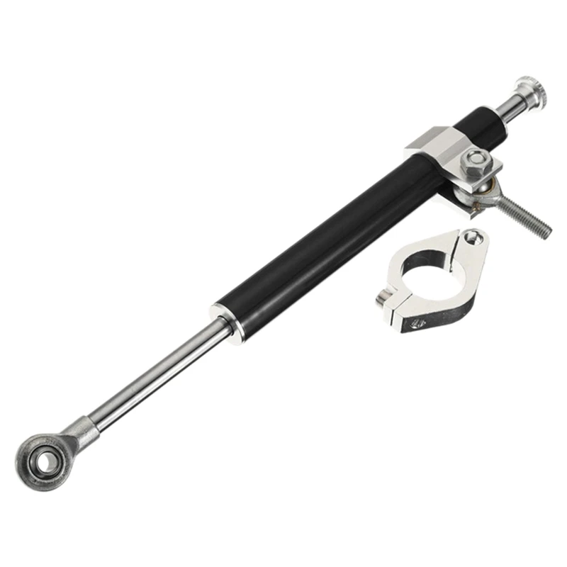 330MM Universal Aluminum Motorcycle Steering Damper Stabilizer 6Way Adjust Stabilizer Linear Safety