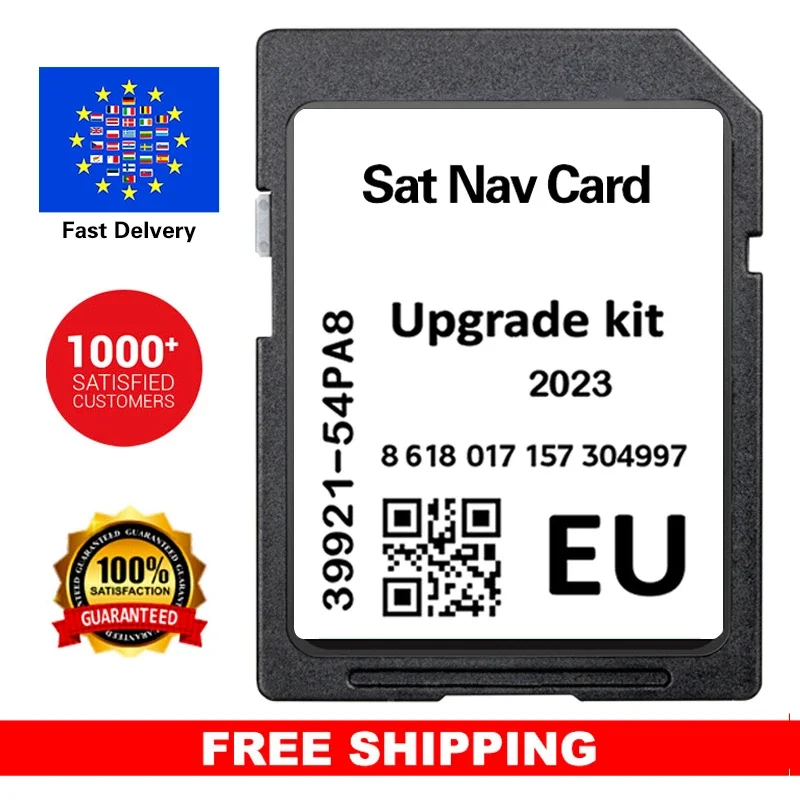 

Sat Navigation for Suzuki Vitara/Swift/S-Cross/Ignis Car Maps SD Card Europe 2023 Latest GPS Card with Free Anti Fog Flim