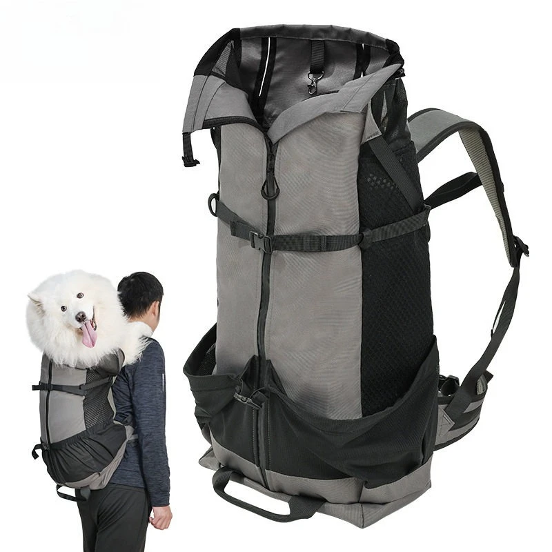 Multi Functional Outdoor Dog Backpack with Anti Pinch Function and Anti Escape Function for Walking Dogs Outside