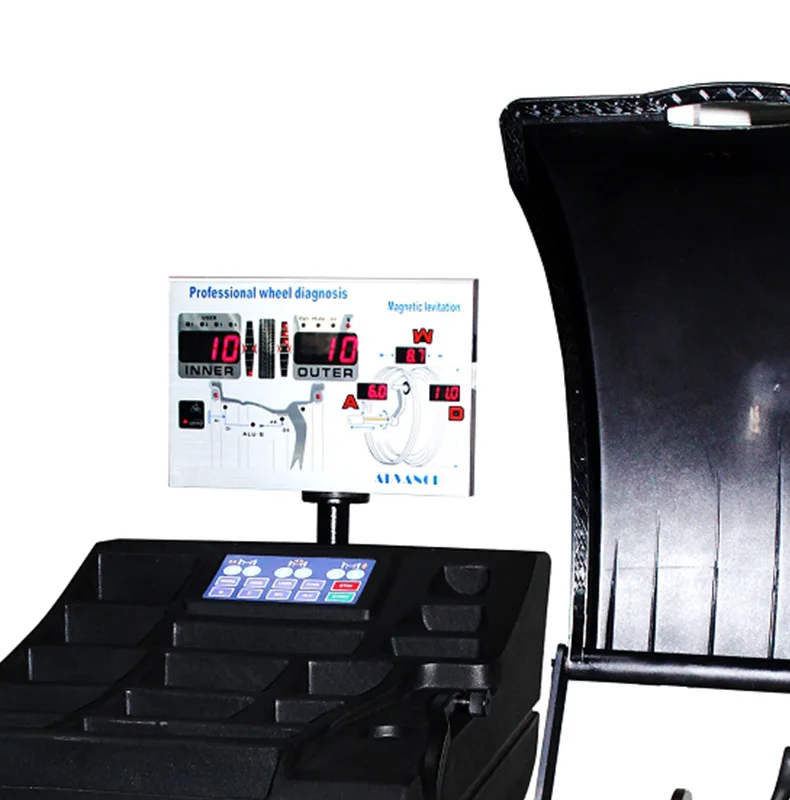 Maglev laser vertical dynamic positioning automatic tire dynamic balancing machine