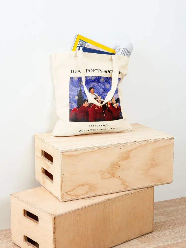 مجتمع الشعراء الميتة - Darkacademيا حمل حقيبة قماش حقيبة أكياس بيئية حقيبة تسوق أكياس التسوق