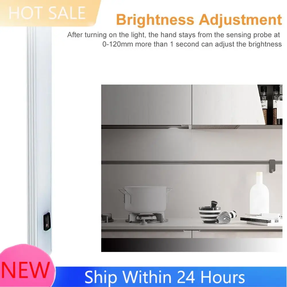 

2025 Trend5v USB LED Strip Desk Lamp Hand Switch Motion Sensor Lamp Study Room Under Cabinet Kitchen Lights
