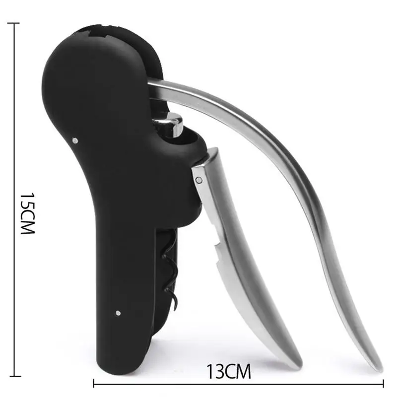 Convenient Bottle Openers Wine Tool Set Foil Cutter Bar Lever Corkscrew Cork Drill Lifter Kit Kitchen Accessories
