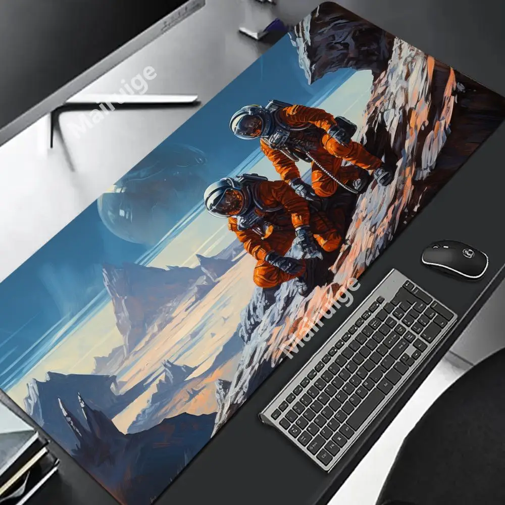 

Коврик для мыши Space Adventure, компьютерные аксессуары, офисные игровые настольные коврики, резиновые противоскользящие коврики для игровой клавиатуры, коврики для мыши, настольные коврики 40x90