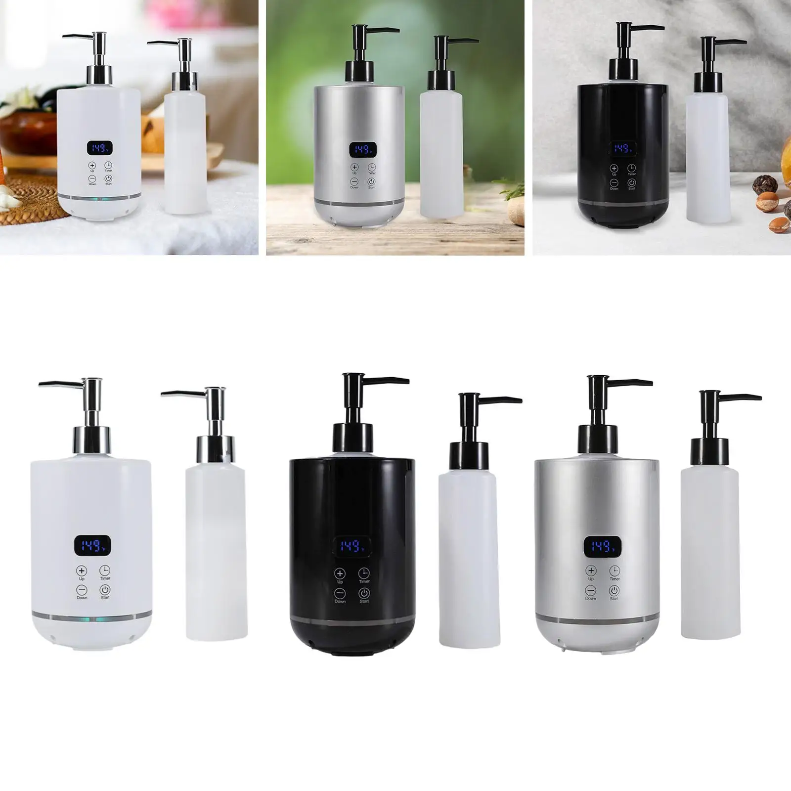 

Massage Oil Warmer Professional Quick Heating Accessories Digital Heater for Birthday Gift Salon Home Relaxation Barber Shops