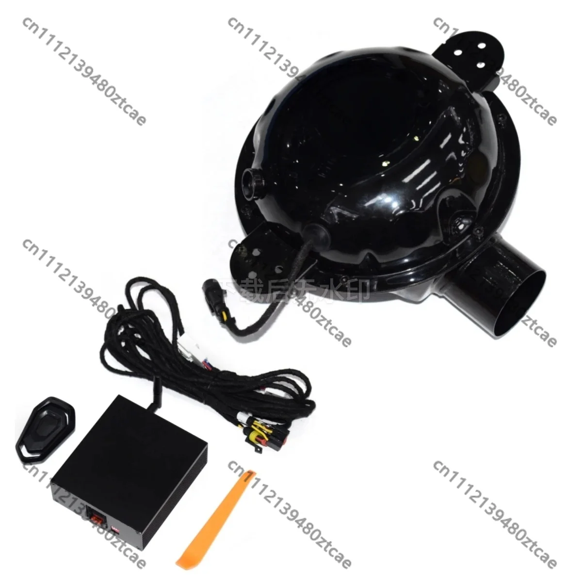 Turbo Electronic Sound Exhaust Speaker, Active Sound Amplifier Suitable For Electric Vehicle Modified Audio Boost System