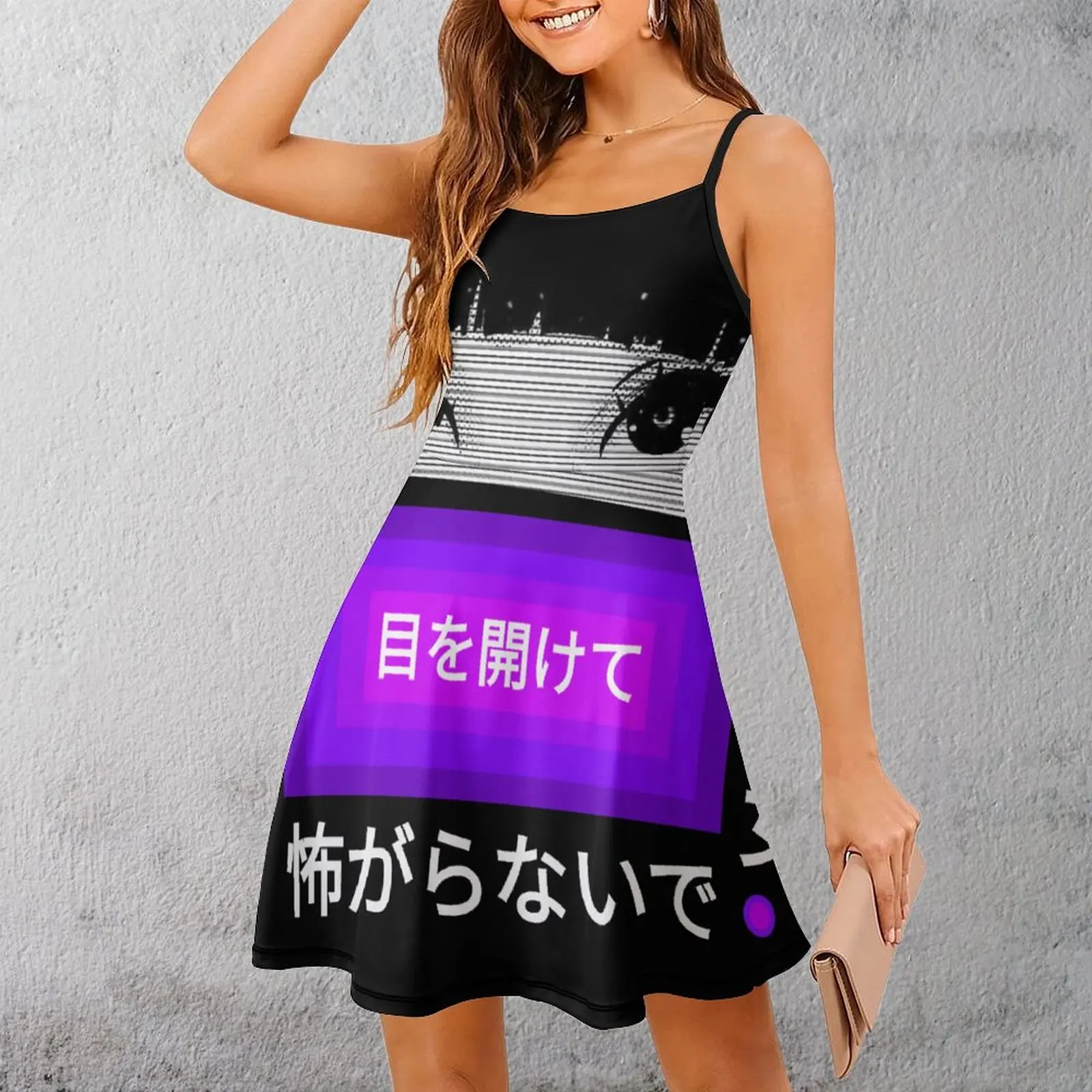 

Сексуальное ультрафиолетовое классическое платье для девочек на продажу, забавное женское платье на бретельках, женское платье Geeky для вечеринок, платье на подтяжках