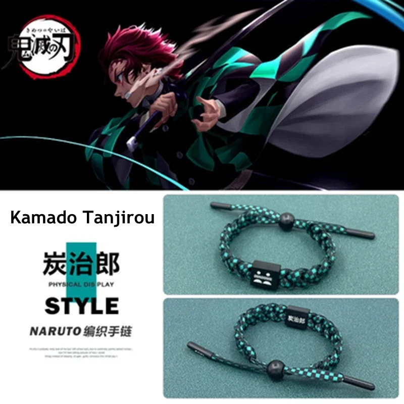 Demon Slayer Anime Bracelet Kamado Tanjirou Kamado Nezuko Agatsua Zenitsu Rengoku Kyoujurou Official Cosplay Accessories Gifts