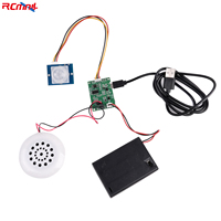 PIR Infrared Sensor with Sound Recording Module MP3 Music Voice Playback Kit Support USB Download TF Card for DIY Shop Welcomer