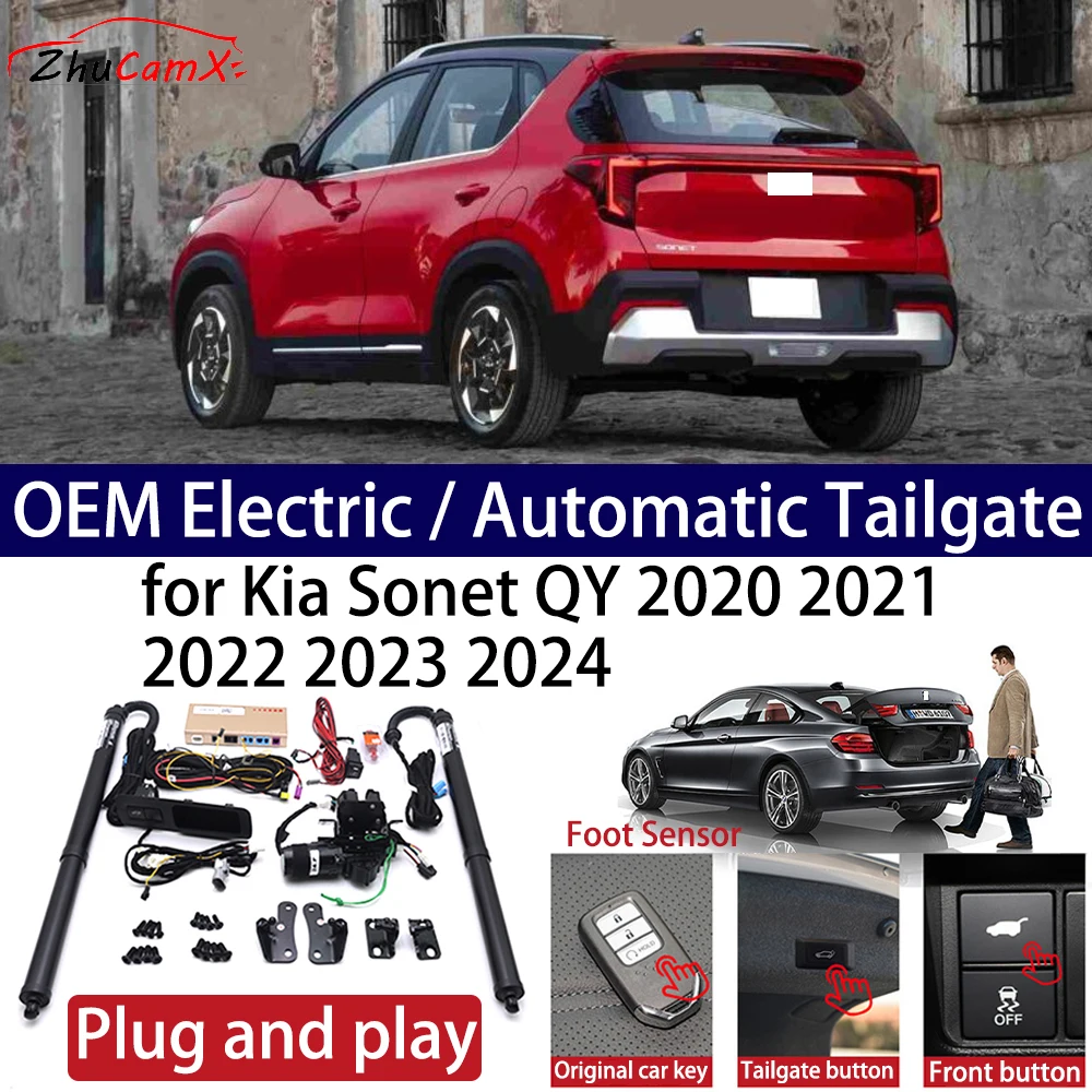 

ZhuCamX for Kia Sonet QY 2020 2021 2022 2023 2024 Car Power Electric Automatic One-Click Smart Liftgate Tail Gate Support Opener