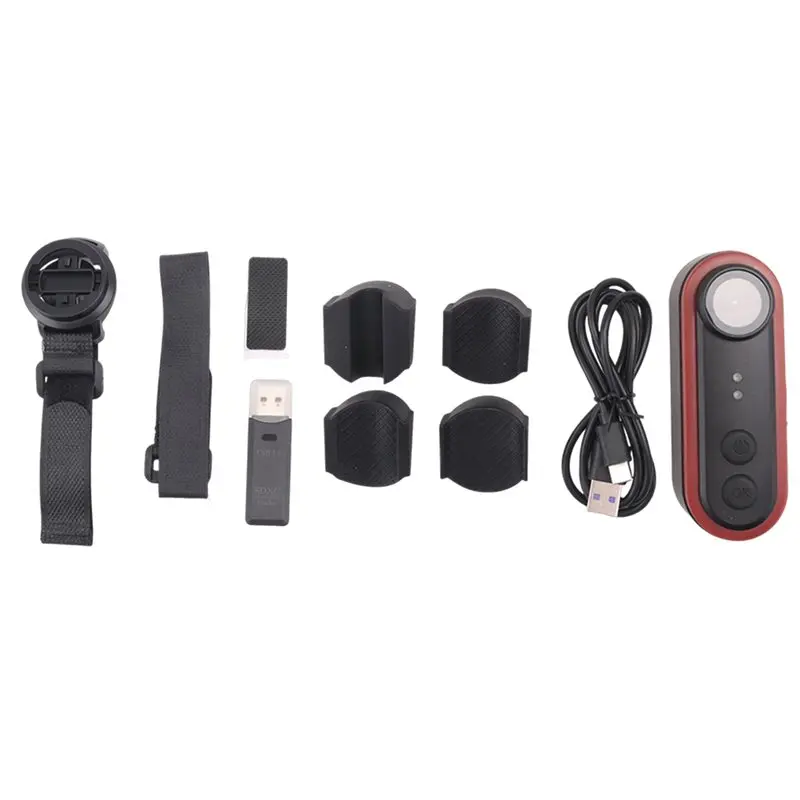 

Видеорегистратор для велосипеда CGDS-1080P с задним фонарем, углом обзора 150 градусов, подключением к телефону, водонепроницаемый, камера заднего вида