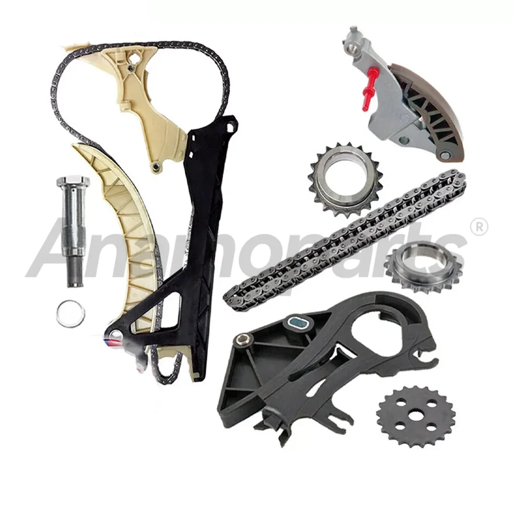 for 2005-2015 BMW 118i 120i 318i 320i N46 B20 engine timing chain oil pump transmission chain full gasket repair kit 11217516040 - view 5