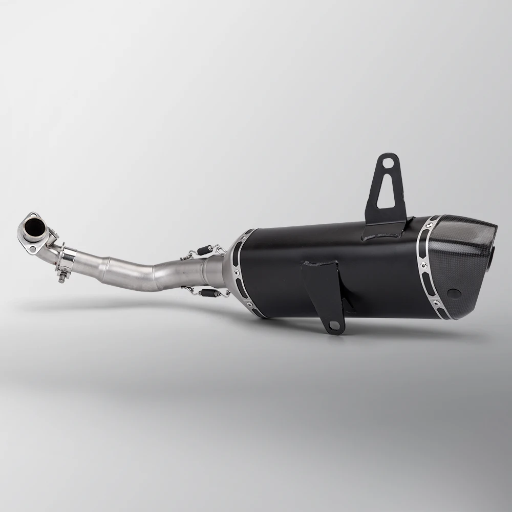 

Motorcycle Full Exhaust System For gts 250 gts motorcycle GTS300 slip on exhaust muffler front mid-tube gts300