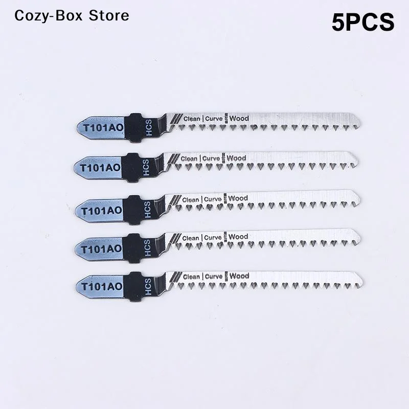 [ZY]5Pcs T101AOL T101AO Jig Saw Blades Set 20 Tpi T-Shank For Precision Cutting And Clean Wood Edges Jig Saw Blades[ZY]