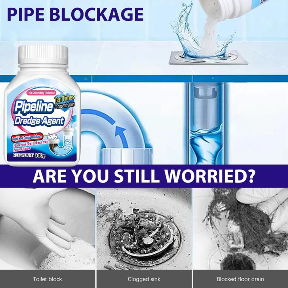 Drain Maintenance Treatments To Prevent Clogs Eliminates Foul Odors, Leaving Drains-fresh. Slow-Draining Shower