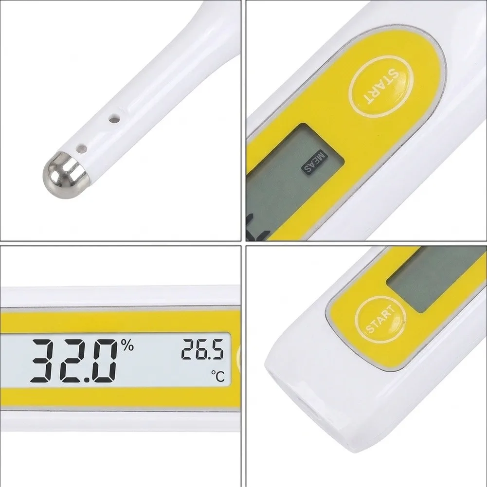Compact Salinity Tester 191mm for L x 28mm W x 28mm H for Portable Salt Measurement in Brine Seawater and Culinary Applications