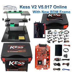 Ktag için V7.020 kessv2.8 V2 V5.017 bbdm çerçeve bbdm ECU Chip programcı ab kırmızı Online sınırsız KESS çalışır