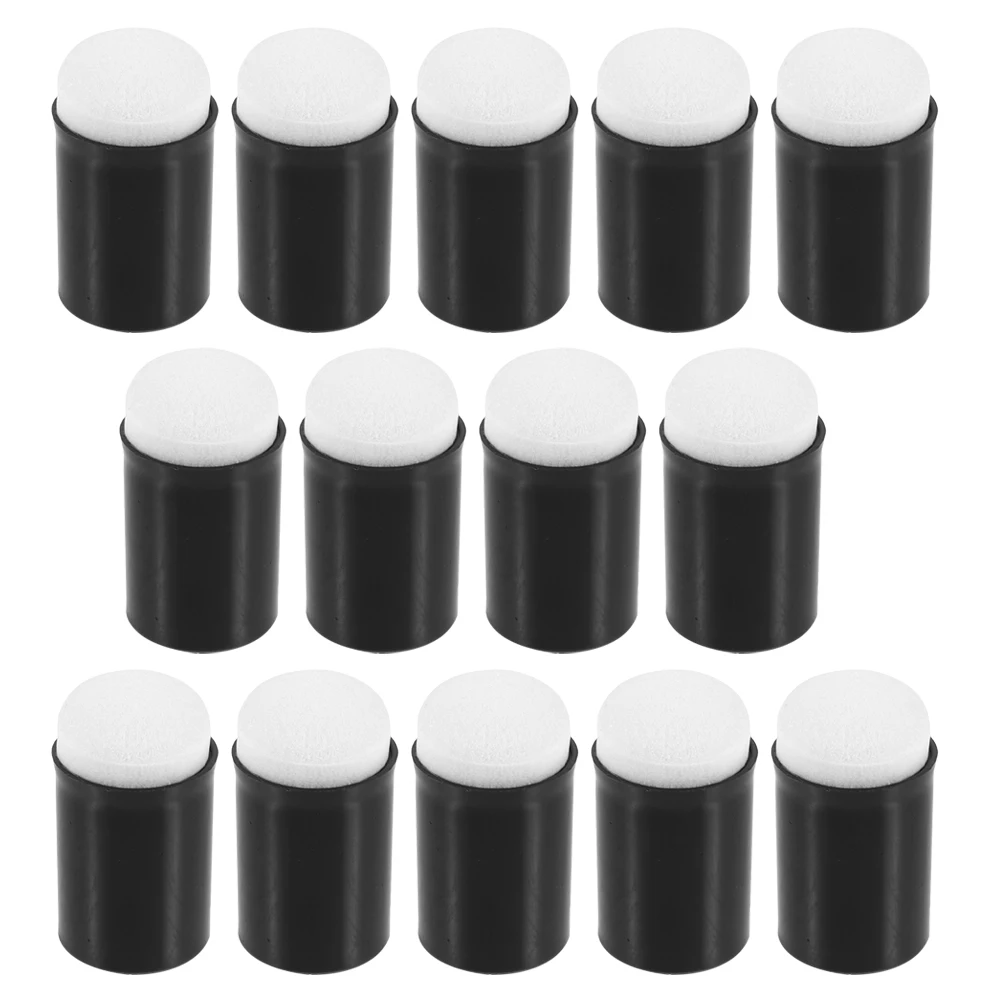 15 قطعة أدوات طلاء الأصابع الإسفنج Daubers للأطفال الفن الحرفية Diy بها بنفسك الكتابة على الجدران الرسم المحمولة اللوحة لوازم متعددة الوظائف