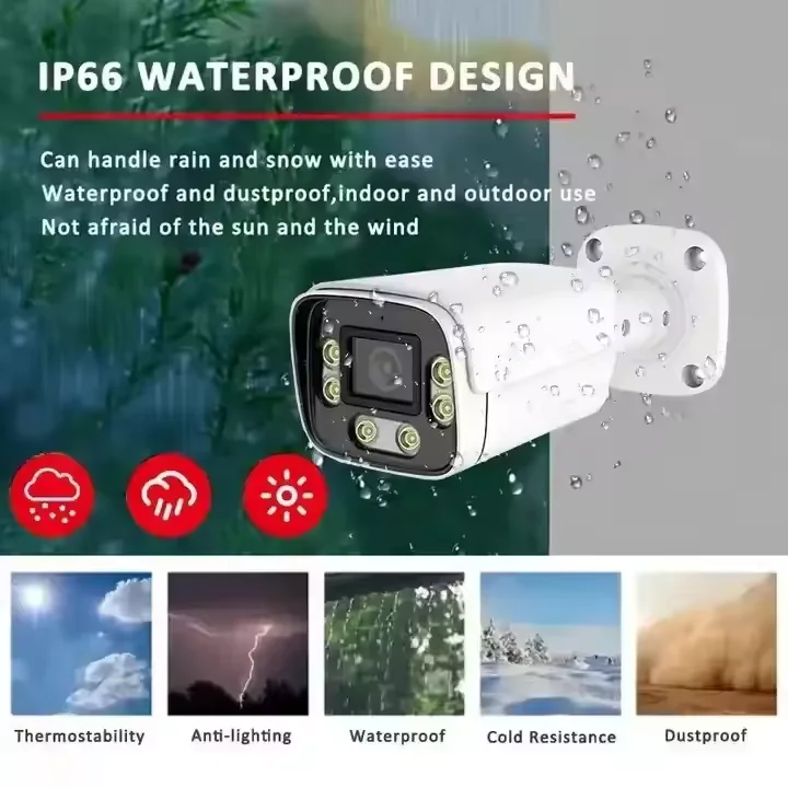 H.265 Tuya Smart 8MP 8 Ch Poe Nvr Kits de reconocimiento AI inteligentes Audio bidireccional cámara Cctv Ptz para exteriores sistema de seguridad 4k