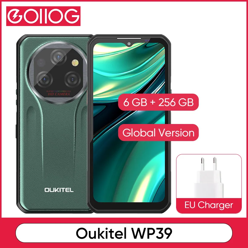 Global Version Oukitel WP39 MediaTek Dimensity 6100+ Smartphone 11000mAh Large Battery 6.6