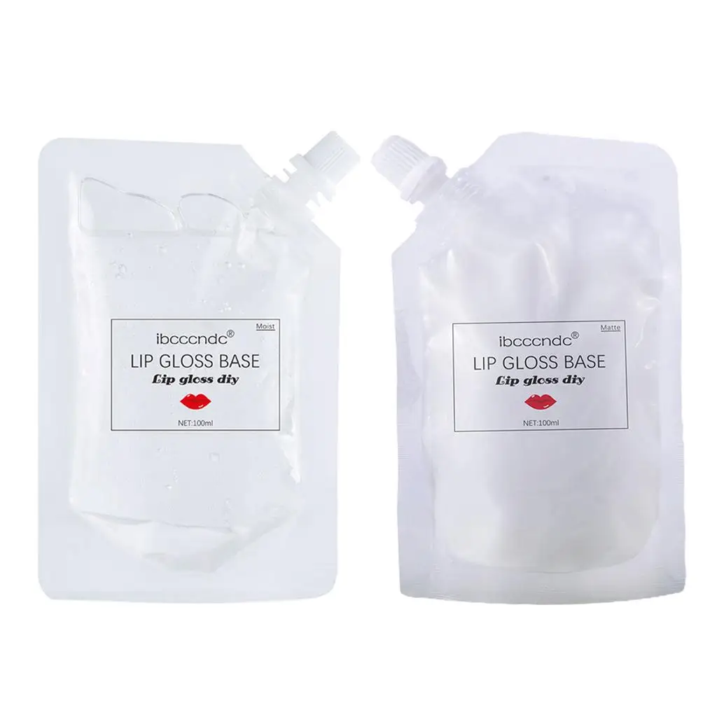 DIYリップグロスベースジェル、滑らかで濃厚な質感、安全なサンプル、マットリップスティックセット、防水